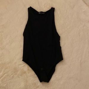 Zara black bodysuit